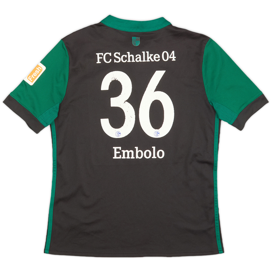 2017-18 Schalke Third Shirt Embolo #36 - 4/10 - (L.Boys)