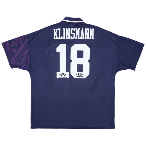 1994-95 Tottenham Away Shirt Klinsmann #18 - 6/10 - (XXL)