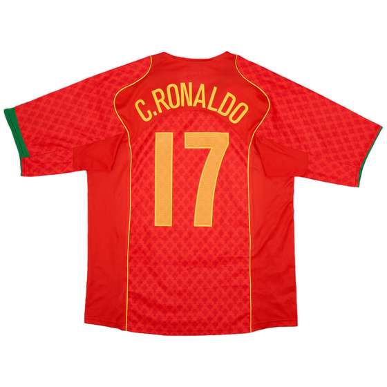 2004-06 Portugal Home Shirt C.Ronaldo #17 - 10/10 - (L)