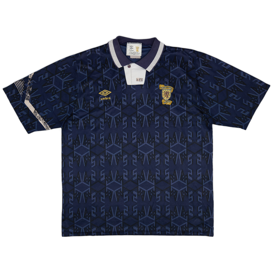 1991-94 Scotland Home Shirt - 6/10 - (XL)