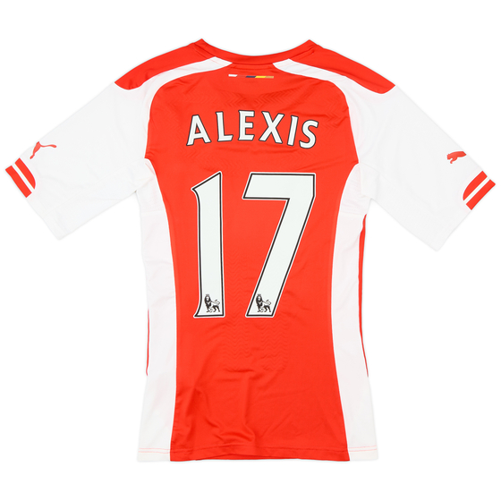 2014-15 Arsenal Player Issue Home Shirt (ACTV Fit) Alexis #17 - 10/10 - (S)