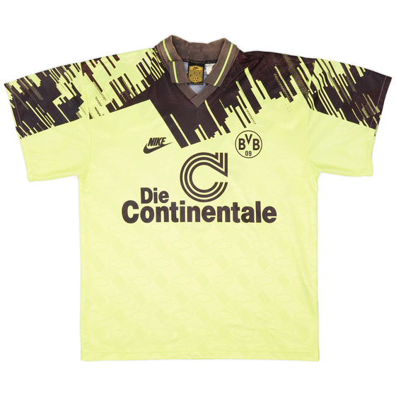 1993-94 Borussia Dortmund Home Shirt - 7/10 - (L)