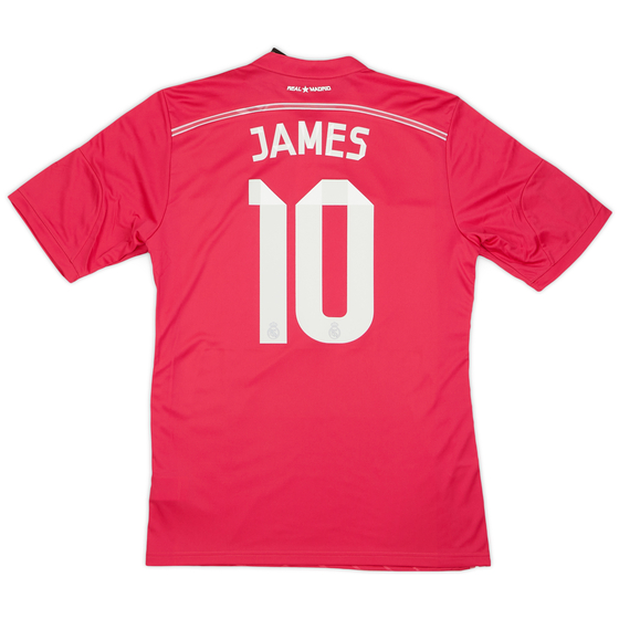 2014-15 Real Madrid Away Shirt James #10 (L)