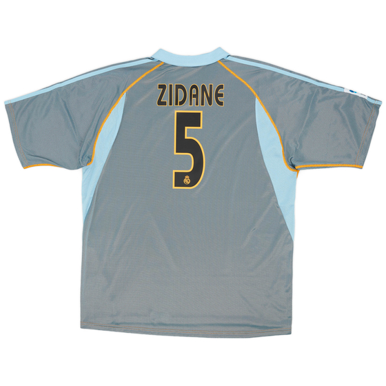 2003-04 Real Madrid Third Shirt Zidane #5 - 9/10 - (XL)