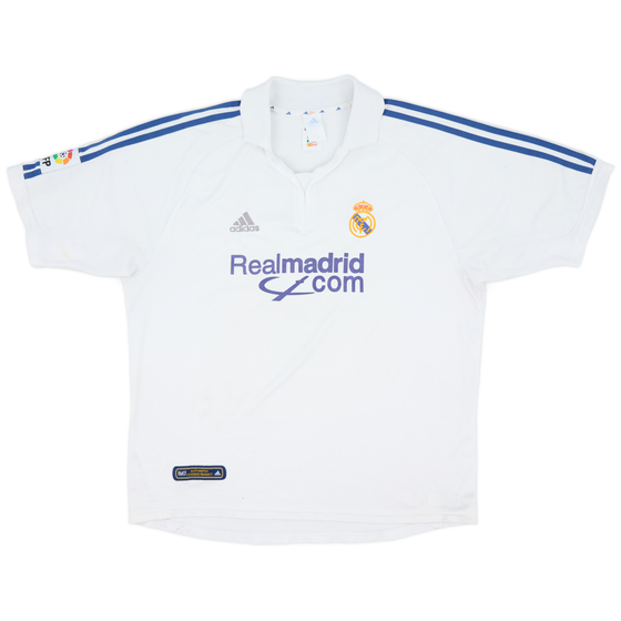 2001 Real Madrid Home Shirt - 5/10 - (XL)