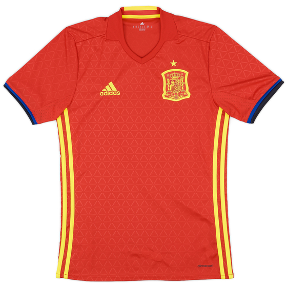 2016-17 Spain Home Shirt - 8/10 - (XS)