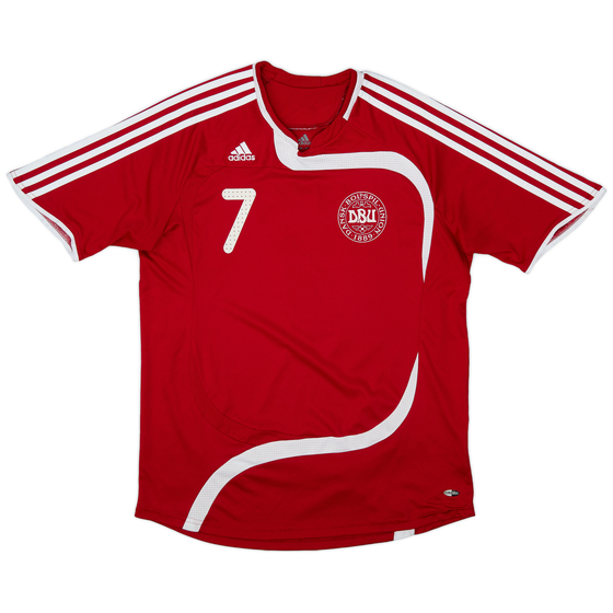2007-09 Denmark Women's Home Shirt #7 - 8/10 - (Women's L)
