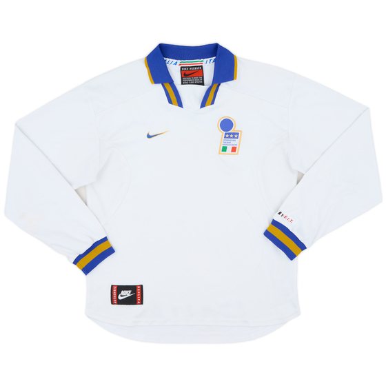 1996-97 Italy Away L/S Shirt - 6/10 - (XL.Boys)