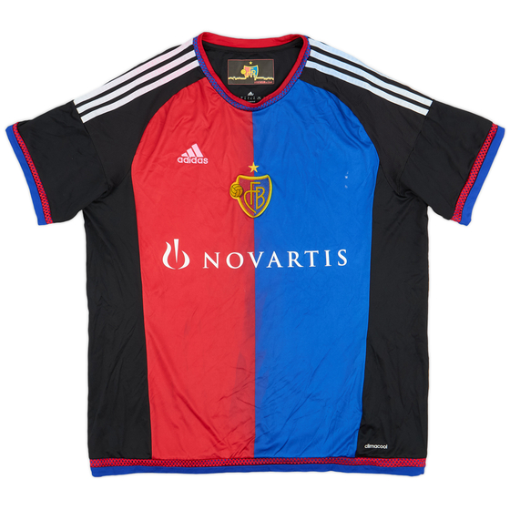 2015-16 FC Basel Home Shirt - 5/10 - (XL)