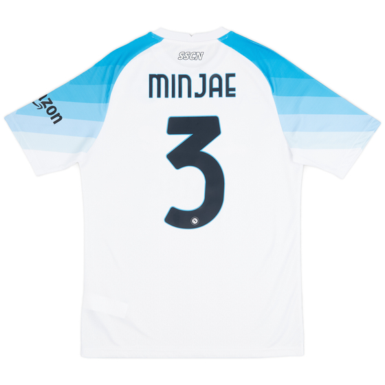 2022-23 Napoli Authentic Away Shirt Minjae #3