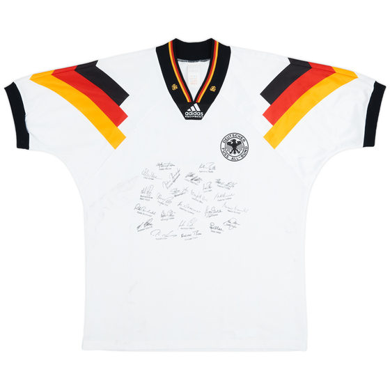 1992-94 Germany 'Signed' Home Shirt - 7/10 - (L/XL)