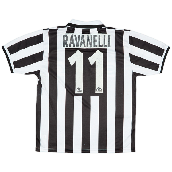 1995-97 Juventus Home Shirt Ravanelli #11 - 6/10 - (XL)