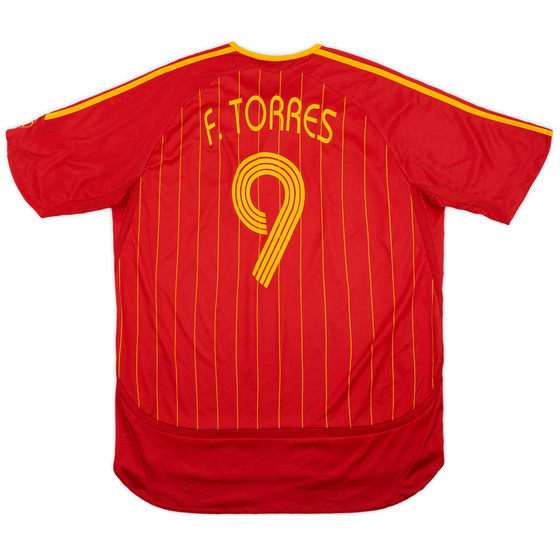 2006-08 Spain Home Shirt F. Torres #9 - 9/10 - (L)