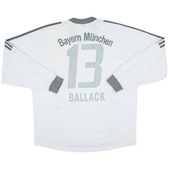 2002-03 Bayern Munich Away L/S Shirt Ballack #13 - 6/10 - (XL)