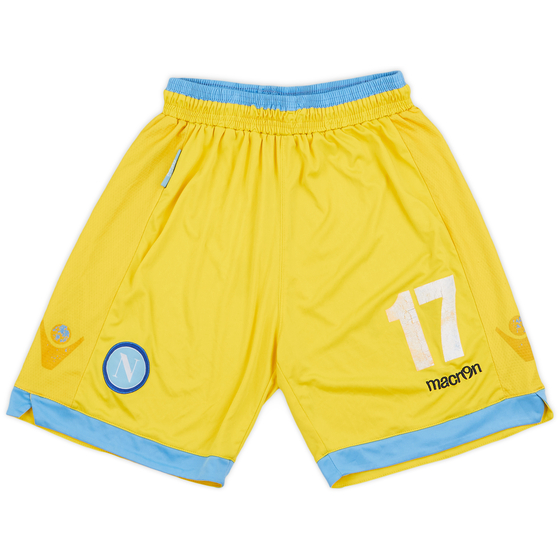 2013-14 Napoli Third Shorts #17 (Hamsik)- 4/10 - (L)