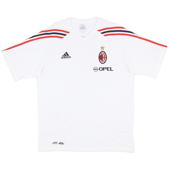 2005-06 AC Milan adidas Training Shirt - 9/10 - (L)