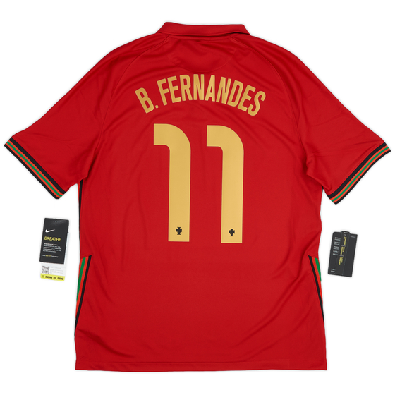 2020-21 Portugal Home Shirt B. Fernandes #11 (L)