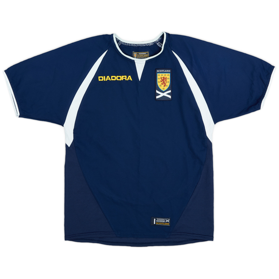 2003-05 Scotland Home Shirt - 9/10 - (M.Boys)