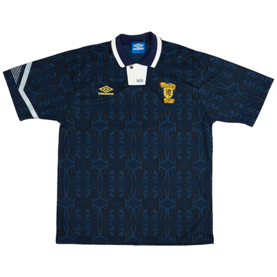 1991-94 Scotland Home Shirt - 9/10 - (XL)