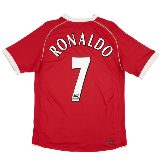 2006-07 Manchester United Home Shirt Ronaldo #7 - 4/10 - (M)