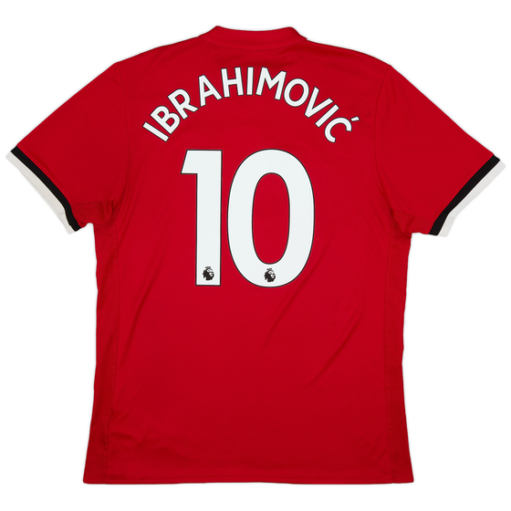 2017-18 Manchester United Home Shirt Ibrahimović #10 - 7/10 - (L)