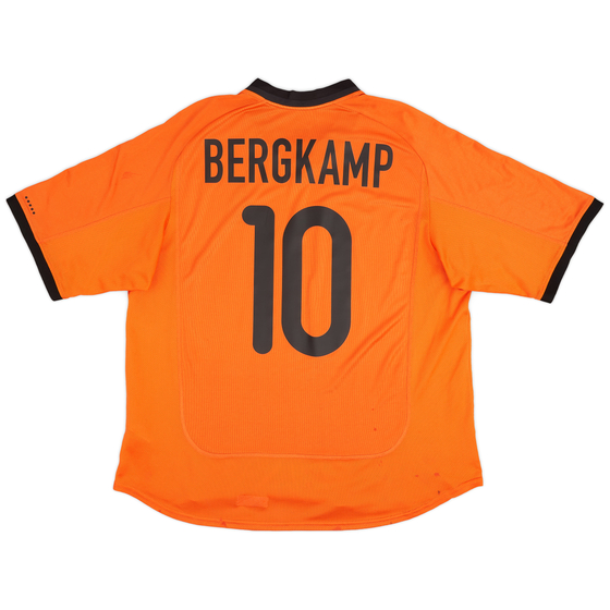 2000-02 Netherlands Home Shirt Bergkamp #10 - 5/10 - (XL)