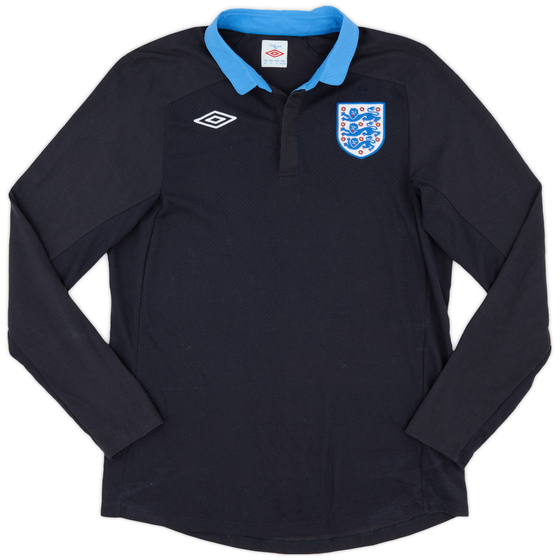 2011-12 England Away L/S Shirt - 8/10 - (L)
