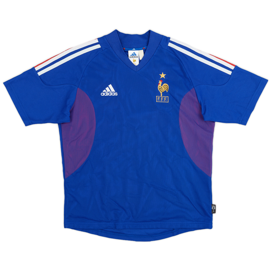 2002-04 France Home Shirt - 9/10 - (Y)