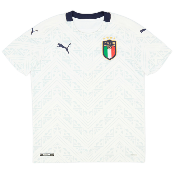 2020-21 Italy Away Shirt - 7/10 - (L.Boys)
