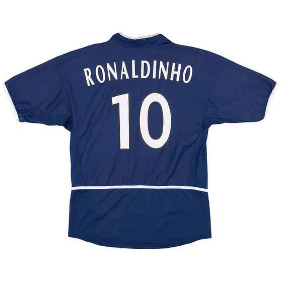 2002-03 Paris Saint-Germain Home Shirt Ronaldinho #10 - 5/10 - (S)