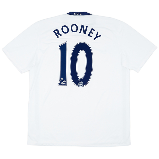 2008-10 Manchester United Away Shirt Rooney #10 - 8/10 - (XL)