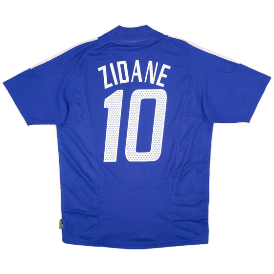 2002-04 France Home Shirt Zidane #10 - 7/10 - (L)