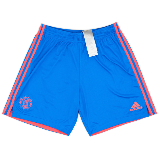 2021-22 Manchester United Authentic Away Shorts