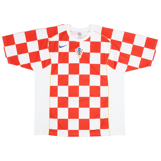 2004-06 Croatia Basic Home Shirt - 9/10 - (XL)