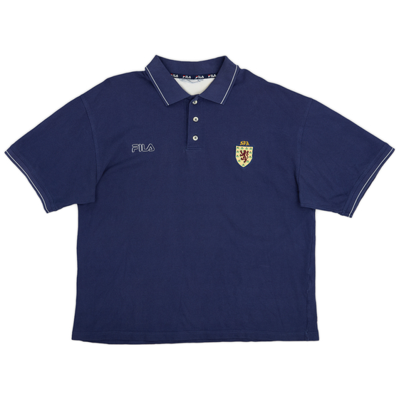2000-02 Scotland Fila Polo Shirt - 7/10 - (XXL)