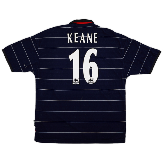 1999-00 Manchester United Away Shirt Keane #16 - 8/10 - (XL)