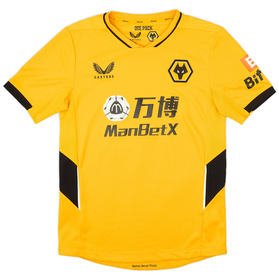 2021-22 Wolves Home Shirt - 9/10 - (S)