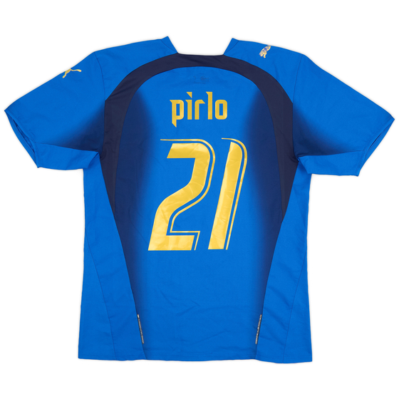 2006 Italy Home Shirt Pirlo #21 - 5/10 - (S)