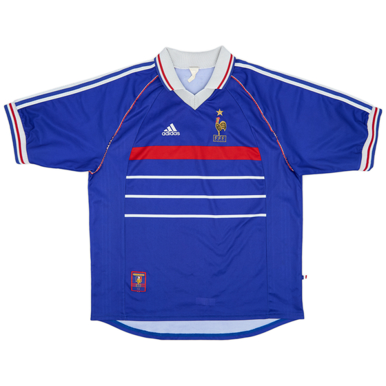 1998-00 France Home Shirt - 7/10 - (XL)