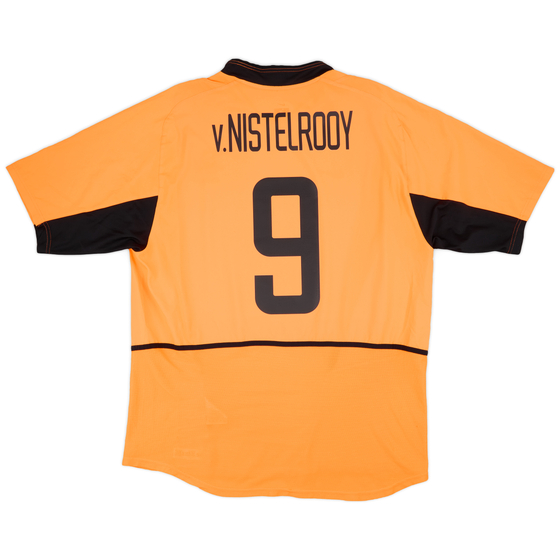 2002-04 Netherlands Home Shirt V.Nistelrooy #9 - 9/10 - (XL)