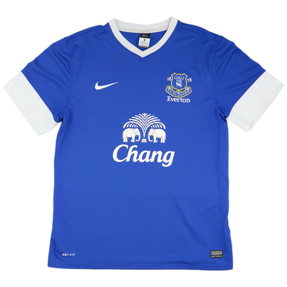 2012-13 Everton Home Shirt - 8/10 - (XL)