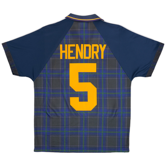 1994-96 Scotland Home Shirt Hendry #5 - 8/10 - (M)