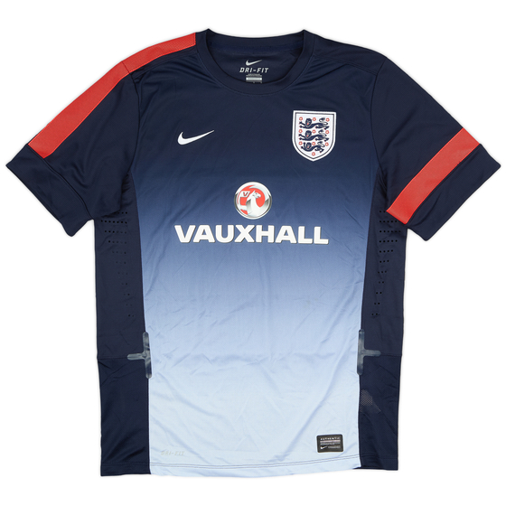 2013-14 England Player Issue Nike Training Shirt - 10/10 - (L)