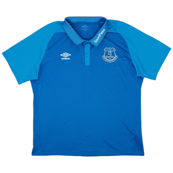 2017-18 Everton Umbro Polo Shirt - 9/10 - (XL)