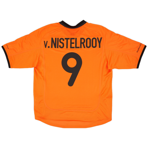 2000-02 Netherlands Home Shirt v.Nistelrooy #9 - 9/10 - (XL)