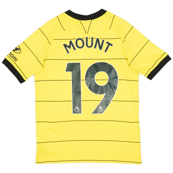 2021-22 Chelsea Away Shirt Mount #19 - 8/10 - (XL.Boys)