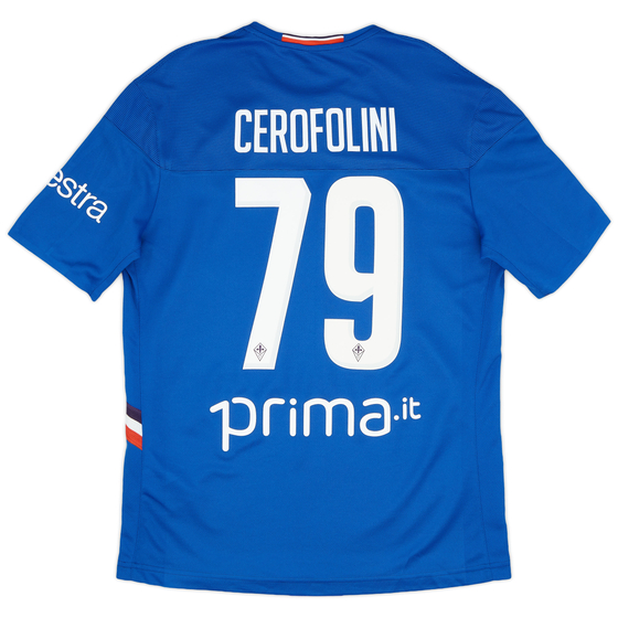 2019-20 Fiorentina Match Issue GK S/S Shirt Cerofolini #79 - As New - (L)
