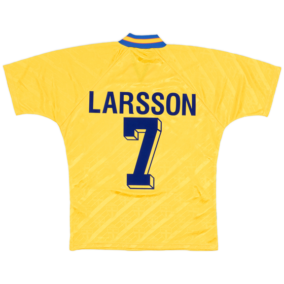 1994-96 Sweden Home Shirt Larsson #7 - 9/10 - (L)