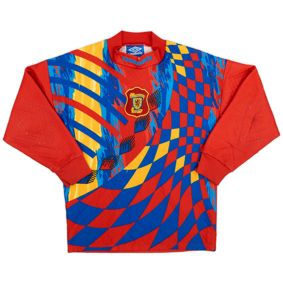 1995-96 Scotland GK Shirt - 8/10 - (L.Boys)