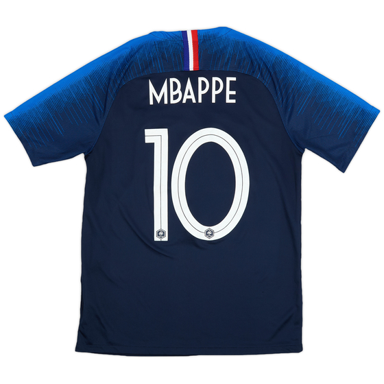2018 France Home Shirt Mbappe #10 - 10/10 - (M)